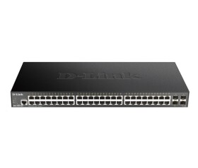 D-Link DGS-1250-52X 52-port Gigabit Smart Switch, 48x GbE, 4x SFP+ EDF_385528