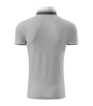 Collar Up polokošile pánská silver gray S