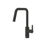 GROHE - QuickFix Start Elektronická dřezová baterie s výsuvnou sprškou, bateriové napájení, matná černá 1012432430