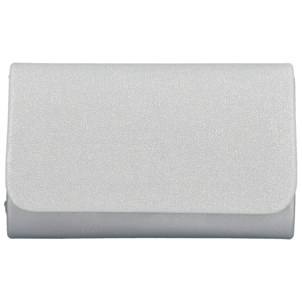 Módní dámská plesová kabelka Finella, stříbrná