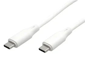 Roline USB-C - USB-C M/M silikonový bílý / Nabíjecí kabel / 60 W / 1 m (11.02.9126)