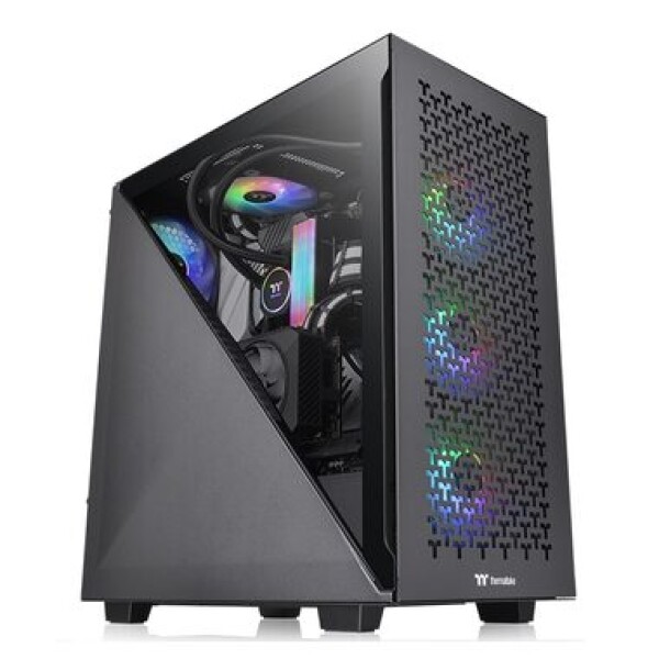 Thermaltake Divider 300 TG Air Black / ATX / 1x USB C 3.2 / 2 x USB 3.0 / Bez zdroje / průhledná bočnice (CA-1S2-00M1WN-02)