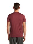 Pánské merino triko krátký rukáv ICEBREAKER Mens Merino 150 Tech Lite SS Tee Range Stripes, Port velikost: XXL