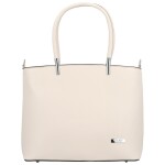 Luxusní dámská kabelka na rameno Delami Aurora, pudrová