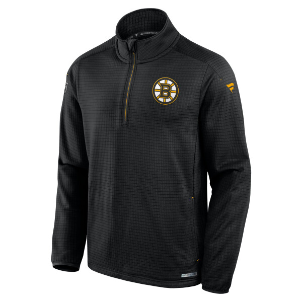 Fanatics Pánská Mikina Boston Bruins AP Rink Lightweight Quarter Zip Velikost: