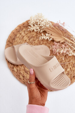 Lehké pěnové dětské pantofle Big Star NN374559 béžové 31