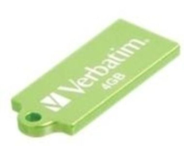 4GB Verbatim / Flash Disk / USB 2.0 / zelený (47418)