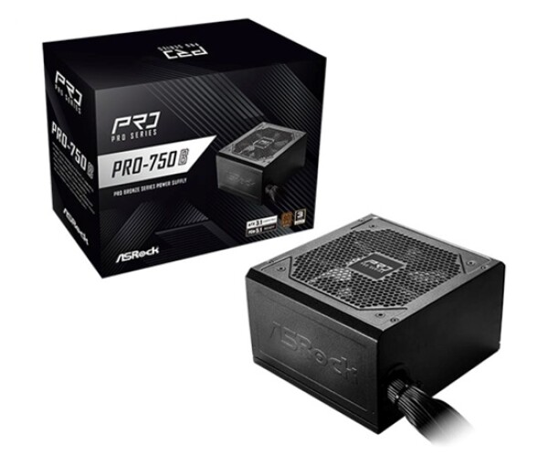 ASROCK zdroj PRO-750B, 750W, 80Plus Bronze, 120 mm, ATX 3.1 EDF_1883067