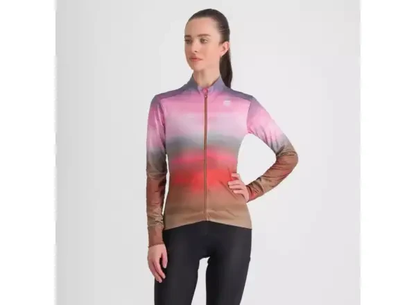 Sportful Flow Supergiara Thermal dámský dres dlouhý rukáv Cayenna Red/Pink vel.