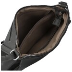 Trendy dámská koženková crossbody kabelka Grácie, tmavě šedá