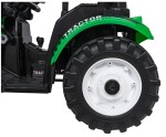 Mamido Dětský elektrický traktor MEGA D68 24V s přívěsem zelený