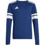 Adidas Squadra 25 dětské tričko s dlouhým rukávem tmavě modré JJ0049 116 cm