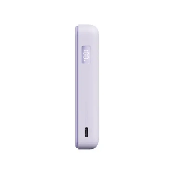 Xiaomi Magnetic Power Bank 10000 fialová / Powerbanka / 33W / bezdrátové nabíjení / integrovaný USB-C kabel / stojánek (71807)