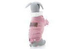 Deril manšestrová bunda pro psa Barva: Zelená, Délka zad (cm): 26, Obvod hrudníku: 33 - 36 cm