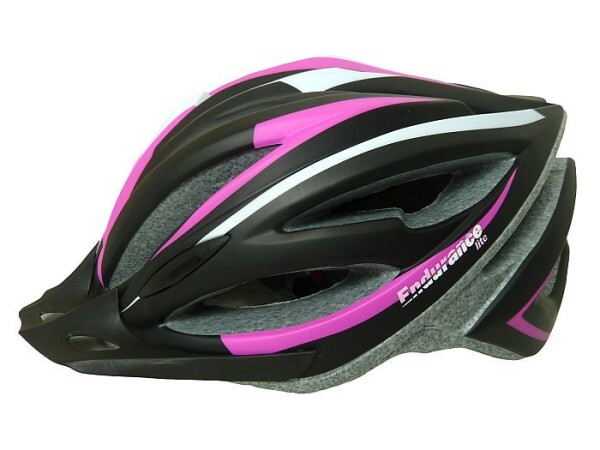 Přilba HAVEN ENDURANCE LITE black/pink (Barva černá/růžová, velikost L/XL)