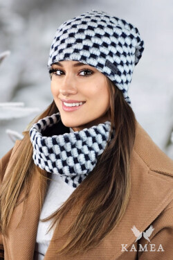 Kamea Hat&Scarf Ecru OS