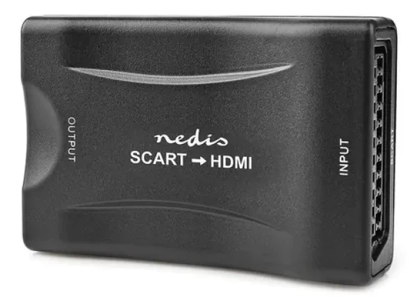 Nedis VCON3463BK převodník SCART na HDMI / Full HD / 1cestný / 1080p (VCON3463BK)