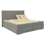 Čalouněná postel Dory 180x200, šedá, vč. matrace, přední výklop
