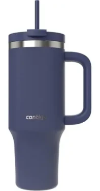 Contigo Thermalock Tumbler indigo / Termo hrnek se slámkou / 1,2 l / nerez / výdrž chladu 29 h (2217785)