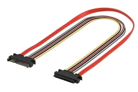 OEM / SATA kabel / Datový + napájecí / Prodlužovací / 0,5 m (11.92.1255)