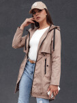 Dámská přechodná bunda parka GLAMJACKET béžová FashionStreet TY4383 XXL