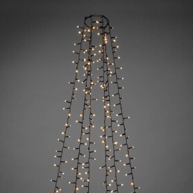 Konstsmide 6651-830 LED světelný plášť na vánoční stromeček venkovní Energetická třída (EEK2021): E (A - G) 230 V Počet žárovek 1080 LED jantar Délka světel: 4