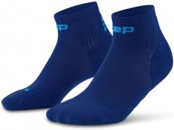 CEP 5.0 M WP8AYR dark blue - CEP pánské kotníkové běžecké kompresní ponožky 5.0 - dark blue Velikost: III (EUR 39-42)