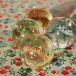 Konges Sløjd Třpytivý hopík Glitter Pet – set 2 ks lemon/tiger, multi barva