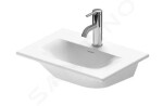 DURAVIT - Viu Umývátko 450x320 mm, bez přepadu, s otvorem pro baterii, bílá 0733450041