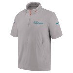 Nike Pánská bunda Miami Dolphins NFL 2024 Sideline Lightweight Coach Velikost: L