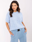 Jumper MI SW 2701.23 světle modrý jedna velikost