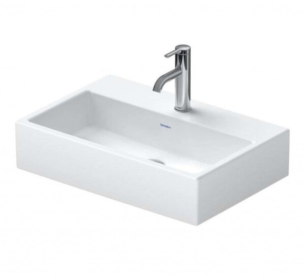 DURAVIT - Vero Air Umyvadlo nábytkové 60x40 cm, bez přepadu, otvor pro baterii, WonderGliss, bílá 23686000711