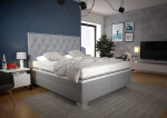 Boxspring Kerstin Matrace: Bez matrace, látka: Riviera 26