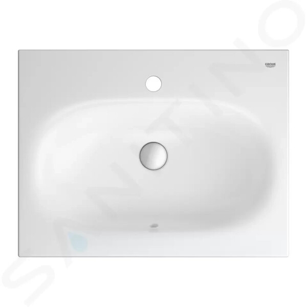 GROHE - Essence Umyvadlo s přepadem 600x460 mm, PureGuard, alpská bílá 3956800H