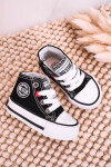 Dětské Tenisky Vysoké Se Zipem BIG STAR HH374188 Černé 18