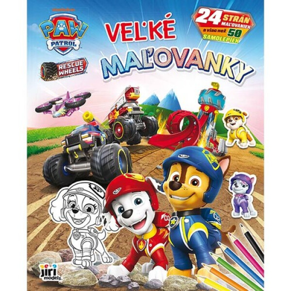 Veľké maľovanky Labková patrola