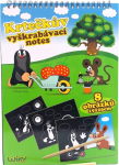 Škrabací/Vyškrabovací notes Krtek 8 listů 19x26cm v sáčku