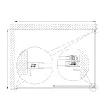 H K - Sprchový kout DIAMOND 150x100 L/P varianta SE-DIAMOND150100