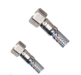 AQUALINE - Flexibilní nerezová hadice FxF 3/8"x1/2", 30cm 33253