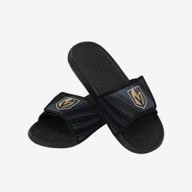 FOCO Pánské pantofle Vegas Golden Knights Legacy Velcro Sport Slide Slipper Velikost: EU