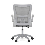 Dětská židle, výškově nastavitelná, šedá síťovina, KA-K2008 GREY
