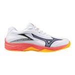 Mizuno Lightning Star Z7 Jr White/Fiery Coral 2/Citrus - Volejbalová obuv Mizuno LIGHTNING STAR Z7 Jr V1GD230398 Velikost obuvi v EU: 32,5