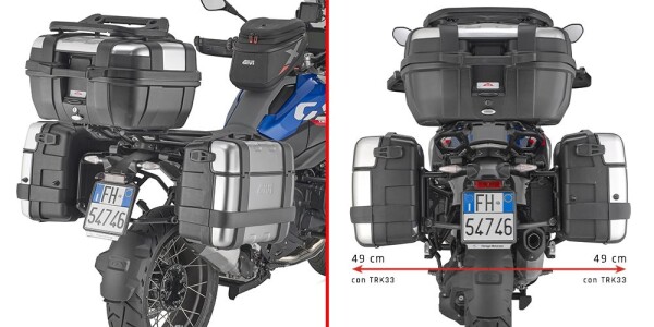 Plo5143Mk trubkový nosič PL One-Fit pro Bmw R 1300 GS (24-25) pro boční kufry Monokey