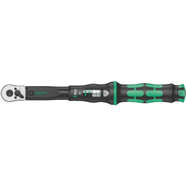 Wera Click-Torque C 1 05075620001 momentový klíč s přepínací ráčnou 1/2 (12,5 mm) 10 - 50 Nm