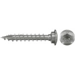Fischer 561799 - Vrut konstrukční do dřeva pr. 6 x 160 mm s talířovou hlavou TX 30 pro dřevostavby, FPF II WTP - bílý zinek