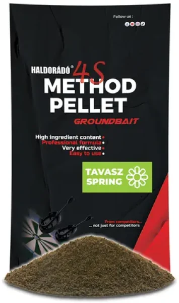 Haldorádó Vnadící směs 4S Method Pellet Groundbait Jaro 400g (HD23507)