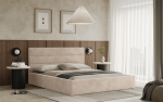 FRONTI Postel LIVO 180x200 béžová s úložným prostorem