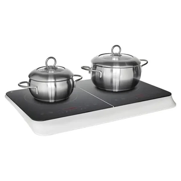 Medion LIFE MD18493 černá / Dvojitá indukční varná deska / 3500 W / 2x 20 cm / dotykové ovládání (50079022)