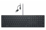 DELL KB525C černá / drátová klávesnice / USB-A + USB-C / HU Layout (580-BBSP)