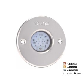 LED Světlo Hugo Lahme - Denní bílá 6000 K; 24 V; 4 LED, Ø 110 mm, červený bronz - odolná vůči slané vodě, pro fóliové a betonové bazény